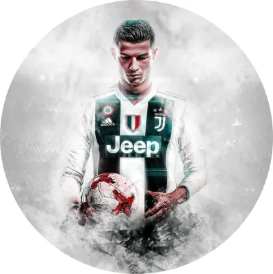 Fotbal – Cristiano Ronaldo v dresu Juventus – jedlý papír na dort