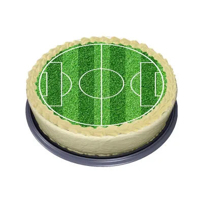 Fotbal – fotbalové hřiště – jedlý papír na dort