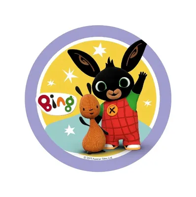 Králíček Bing – Bing a Flop s hvězdičkami – jedlý papír na dort