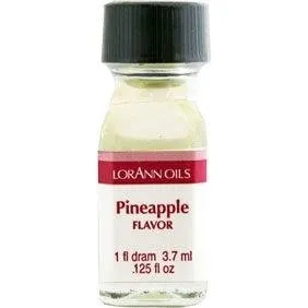 Koncentrované ananasové aroma LorAnn Oils v objemu 3,7 ml pro ochucení dortů, krémů, marcipánu a polev