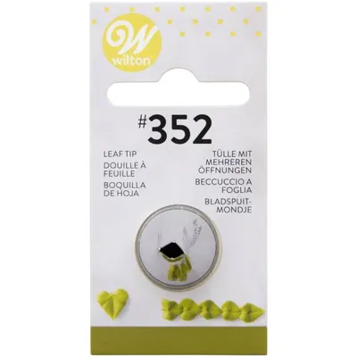 Trezírovací špička Wilton č. 352 z nerezové oceli s otvorem 6 mm na zdobení dortů a cupcakes