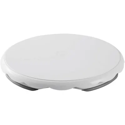 Otočný stojan na dorty nízký šedý, průměr 30 cm