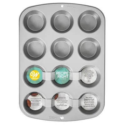 Silikonová forma Wilton na 12 muffinů s nepřilnavým povrchem pro pečení domácích košíčků