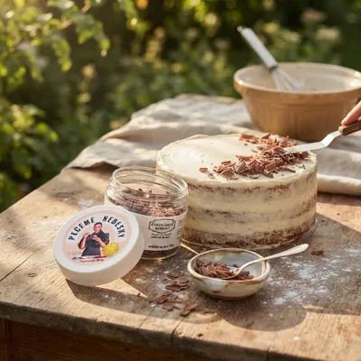 Mléčné čokoládové hobliny 4Cake na zdobení dortů, balení 80 g