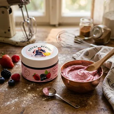 Ochucovací pasta IRCA Joypaste s příchutí lesního ovoce do krémů a těst, 200 g