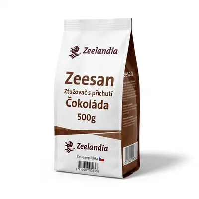 Čokoládový ztužovač Zeesan od značky Zeelandia pro zpevnění a stabilizaci šlehačkových krémů na dorty
