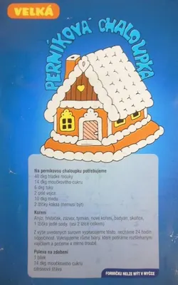 Sada kovových vykrajovátek ve tvaru perníkové chaloupky velké velikosti na pečení perníčků a cukroví