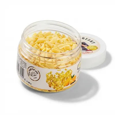 Citronové čokoládové hobliny 4Cake na zdobení dortů, balení 80 g