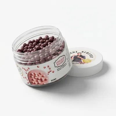 Cereální kuličky v ruby čokoládě 4Cake na zdobení a plnění dortů, 100 g
