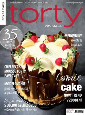 Časopis Torty od mamy 1/2023 s inspirací, postupy a recepty pro domácí tvorbu dortů a zdobení