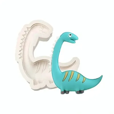 Silikonová forma ve tvaru dinosaura Brontosaurus pro tvarování figurek z marcipánu a fondánu