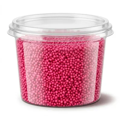 Cukrový máček SweetArt v malinově růžové barvě na zdobení dortů a cukrovinek, balení 50 g