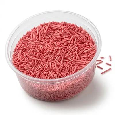 Růžové cukrové tyčinky 4Cake o hmotnosti 50 g na zdobení dortů a cukrářských výrobků