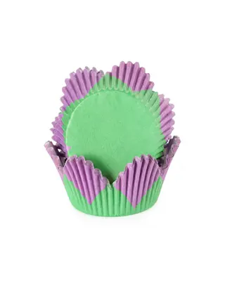 Košíčky na muffiny fialové ve tvaru květiny 100 ks