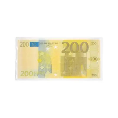 Papírové ubrousky s motivem bankovky 200 EUR, 15 kusů v balení na party a oslavy