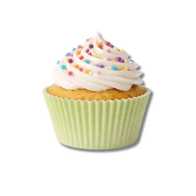 Košíčky na muffiny světle zelené 100 ks