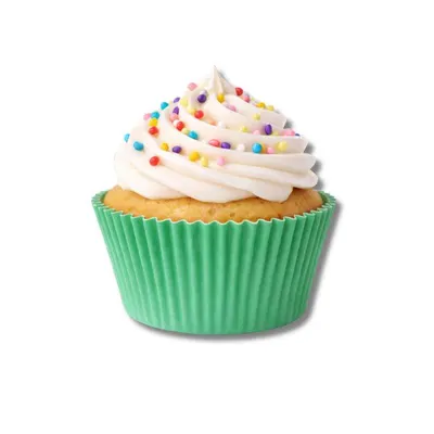 Košíčky na muffiny tmavě zelené 100 ks