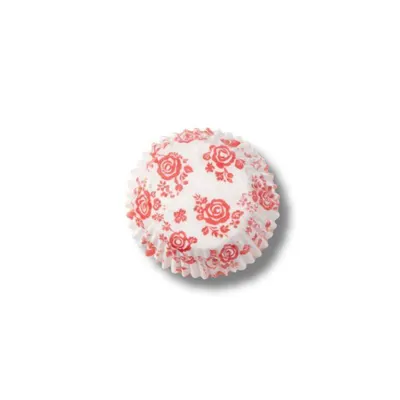 Košíčky na muffiny s červenými růžemi 50 ks