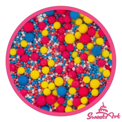 Cukrový posyp Heroes sprinkle mix, barevný, 50 g