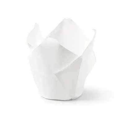 Košíčky na muffiny Tulip bílé 5 x 8 cm 50 ks