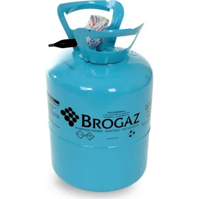 Hélium do balónků Brogaz o objemu 13,4 l pro rychlé nafouknutí balónků na oslavy a party