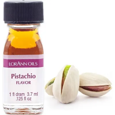 Pistáciové aroma LorAnn Oils v kapátkovém balení 3,7 ml pro ochucení krémů, dortů a zmrzliny