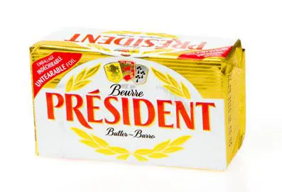 Jemné chlazené máslo PRÉSIDENT 250 g pro přípravu krémů, dortů a jemných těst