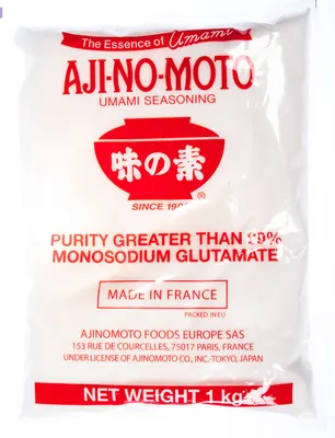 Glutaman sodný Ajinomoto zvýrazňovač chuti umami v balení 1 kg k dochucení polévek, omáček a masových pokrmů