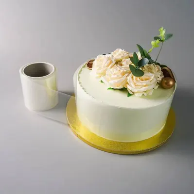 Acetátová fólie Cake Star na okraje dortů a dezertů, role 15 cm x 5 m