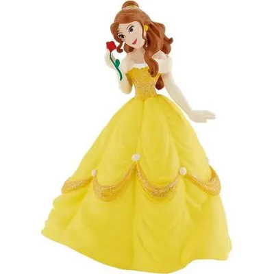 Figurka princezny Belle z Disney pohádky od značky Bullyland určená k dekorování dortu