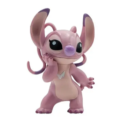 Figurka Stitch Angel od značky Bullyland z pohádky Lilo & Stitch, určená jako dortová dekorace na dětské oslavy