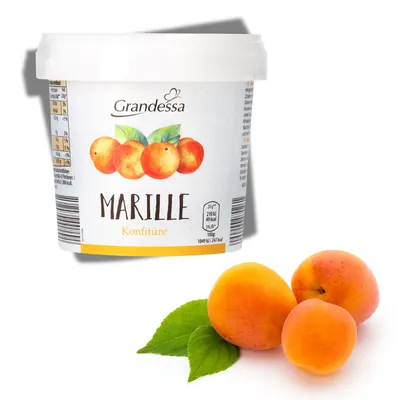 Maďarská meruňková marmeláda s 45% ovoce na pečení, balení 750 g