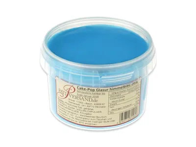 Tuková poleva Cake Masters v nebesky modré barvě o hmotnosti 260 g na zdobení dortů