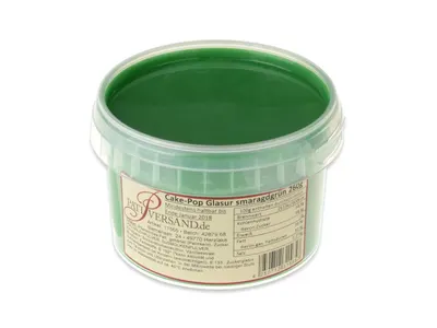 Tuková poleva Cake Masters v smaragdově zelené barvě o hmotnosti 260 g pro zdobení dortů a cukrářských výrobků