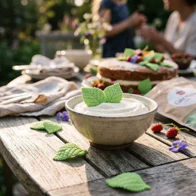Cukrové zelené lístky Cake Masters o velikosti 45 mm, balení 10 kusů, k dekoraci dortů a cukrářských výrobků