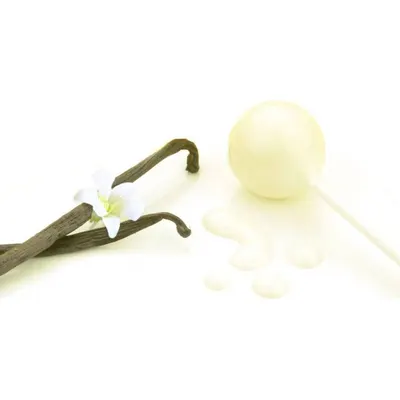 Bílá glazura na cake pops s příchutí vanilky 260 g