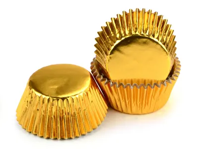 Zlaté střední cukrářské košíčky na malé muffiny značky Cake Masters