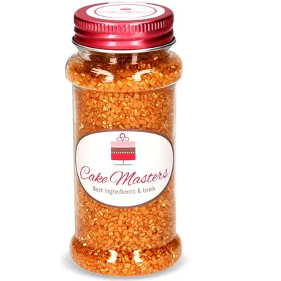 Zlatý cukr na zdobení cukroví a dortů od značky Cake Masters, balení 100 g