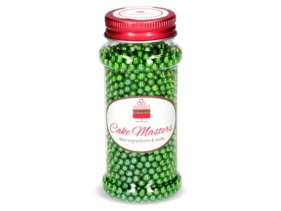Cukrářské perličky Cake Masters zelené drobné k zdobení dortů a cukrářských výrobků, balení 80 g