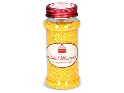 Žlutý cukrářský máček Cake Masters na zdobení cukroví a dortů o hmotnosti 90 g