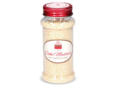 Perleťový máček na zdobení cukroví a dortů od značky Cake Masters, balení 90 g