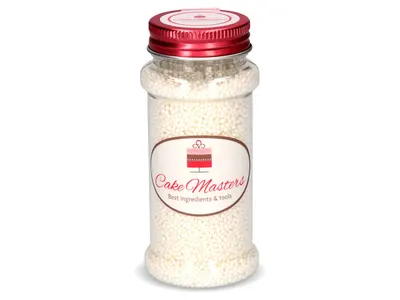 Bílý cukrářský máček Cake Masters na zdobení cukroví a dortů, balení 90 g