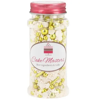 Svatební mix zdobení na cukroví a dorty značky Cake Masters o hmotnosti 80 g