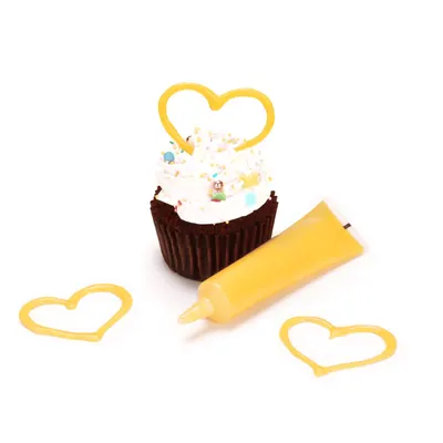 Žlutá čokoládová tubička Cake Masters na psaní nápisů a filigránů na dorty a dezerty