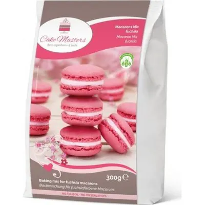 Směs na makronky Cake Masters ve fuchsiové barvě, 300 g pro domácí pečení makronek
