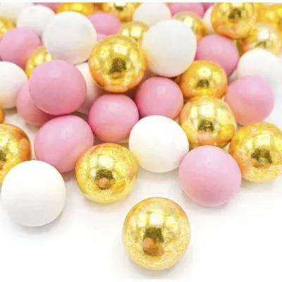 XXL čokoládové kuličky na zdobení dortů a cupcakes značky Happy Sprinkles, balení 130 g