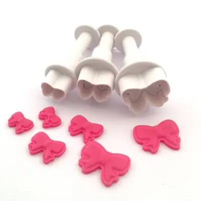 Mini vykrajovátka mašle, sada 3 ks