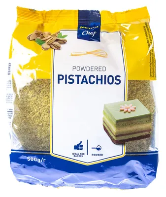 Mleté pistácie METRO Chef v balení 500 g pro pečení dortů, krémů a makronek