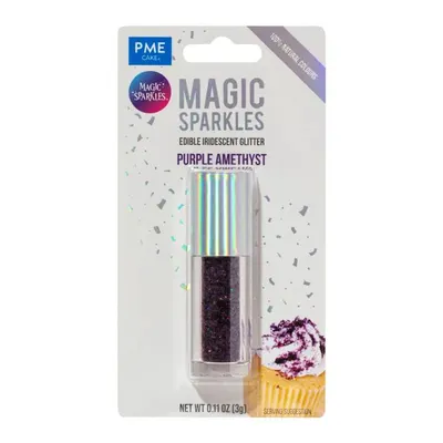 Jedlé glitry fialové Purple Amethyst 3 g