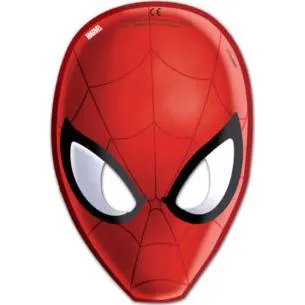 Papírová maska Spiderman 6 ks